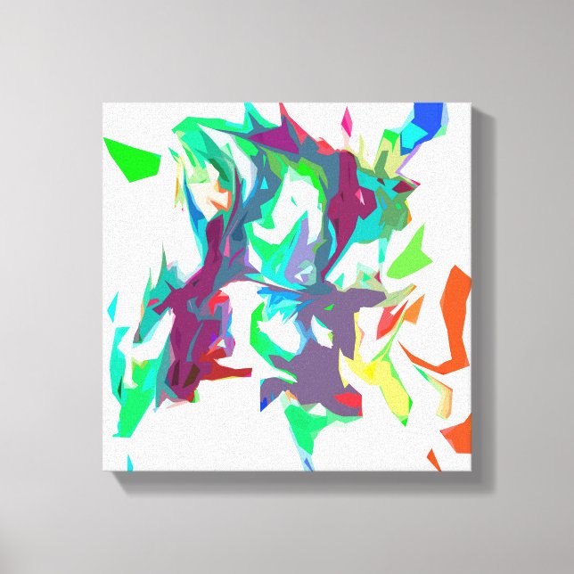 Mixed colours canvas print (Front)
