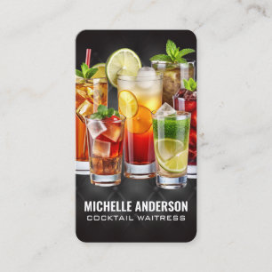 Mixed Drinks   Bar and Restaurant Upholstery Business Card