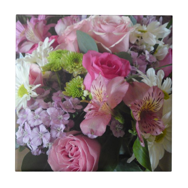 Mixed Flower Tile (Front)