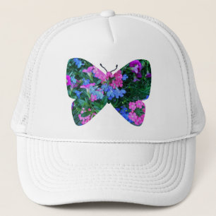 Mixed Flowers Butterfly Hat