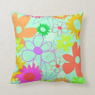 Mixed Flowers Cushion