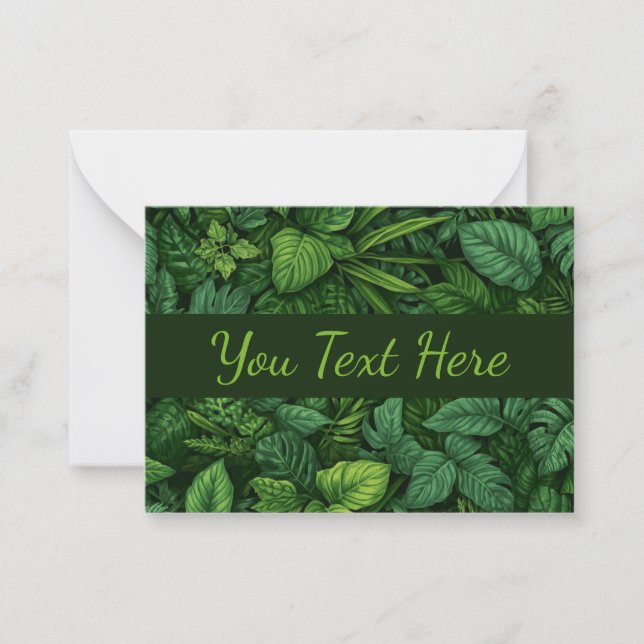 Mixed Foilage Card (Front)