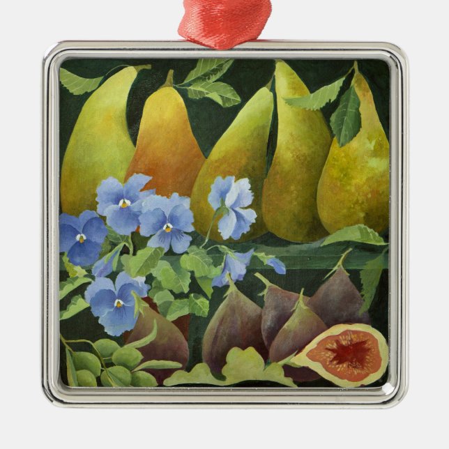 Mixed fruit 2013 metal tree decoration (Front)