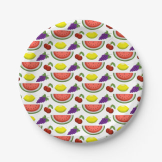Mixed Fruit Paper Plates