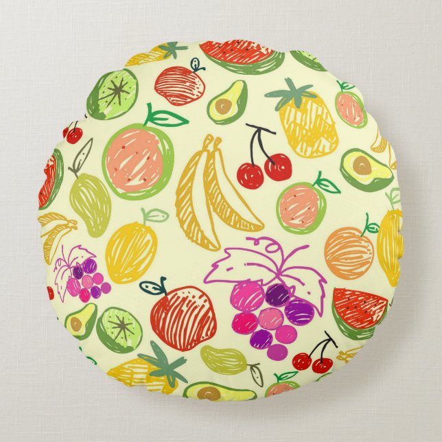 Mixed fruit pillow (Front)
