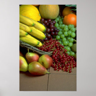 Mixed fruit poster