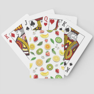 Mixed Fruits 4 Playing Cards