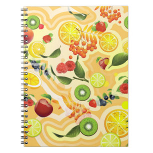 Mixed Fruits 6 Notebook