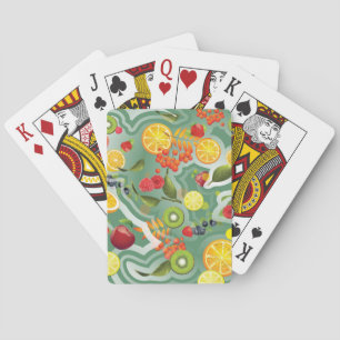 Mixed Fruits 7 Playing Cards
