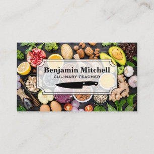 Mixed Fruits Vegetables Business Card