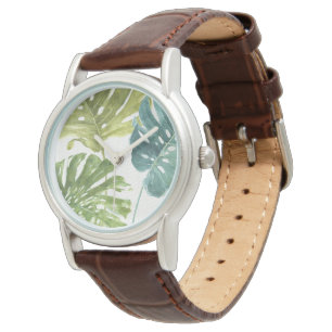 Mixed Greens Tropical Palms Watch