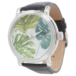 Mixed Greens Tropical Palms Watch