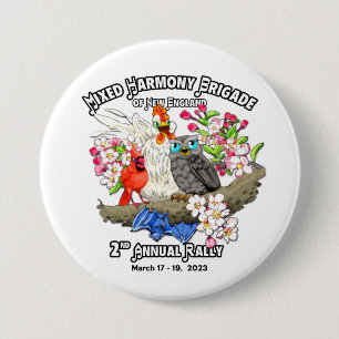 Mixed Harmony Brigade of New England 2023 7.5 Cm Round Badge