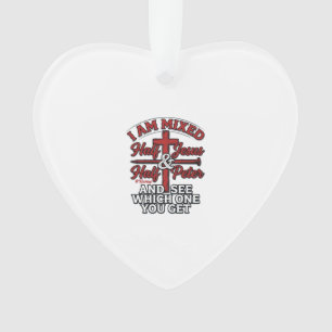 Mixed Jesus and Peter Vintage Christian Humour Ornament