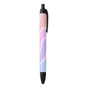 Mixed Light Colour Gradient  Black Ink Pen