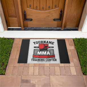 Mixed Martial Arts ADD NAME MMA Fight Training Doormat