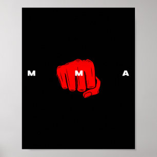 Mixed Martial Arts Boxing Jiu-jitsu Wrestling Mma Poster