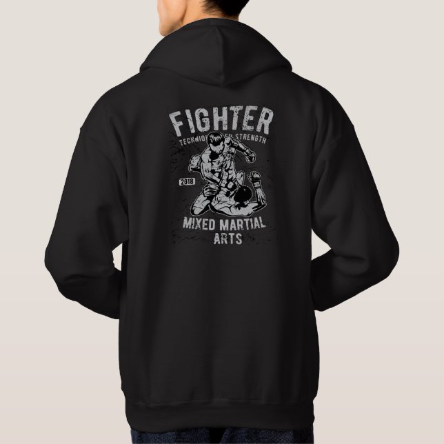 Mixed Martial Arts Fighter MMA 2018 Hoodie (Back)