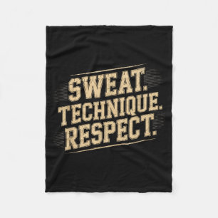 Mixed Martial Arts Jiu Jitsu Technique MMA BJJ Fleece Blanket