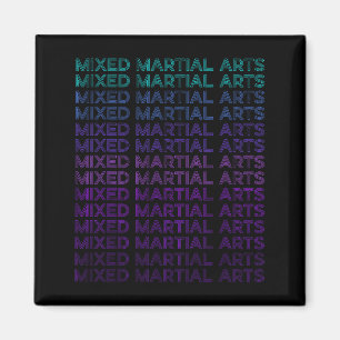 Mixed Martial Arts MMA Retro Magnet