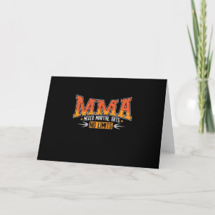 Mixed Martial Arts "No Limits" Card
