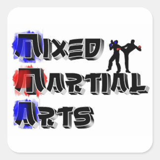 Mixed Martial Arts Square Sticker