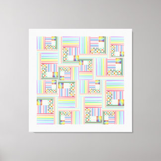 Mixed Maze Canvas Print