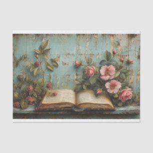 Mixed Media Book Tissue Paper