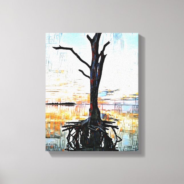 Mixed Media Canvas Wall Art (Front)