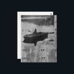 Mixed Media Collage A Vintage Boat Black and White Postcard<br><div class="desc">A collage made and photographed by Angelandspot in the year 2026 with vintage images from a magazine of a person in a boat and various textbook pages with pink and yellow paint and then filter applied for a black and white effect</div>