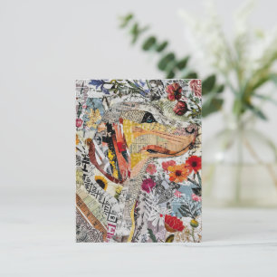 Mixed Media Labrador Retriever Greeting Card