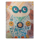 Mixed Media Owl Journal