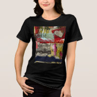 Mixed media t-shirt