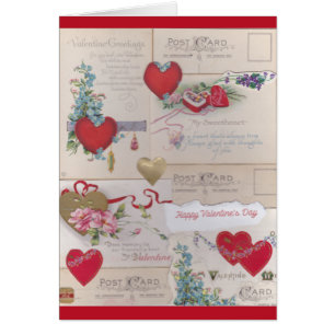 mixed media valentine