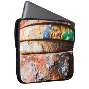 mixed metal race to cake laptop sleeve
