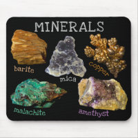 Mixed Minerals Rock Nature Photography Mouse Pad
