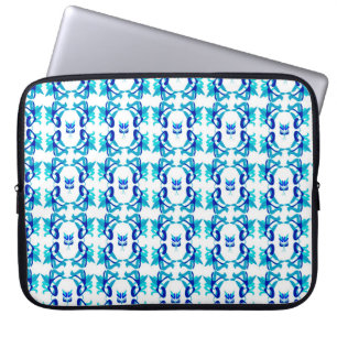 Mixed pattern original design and digital drawing. laptop sleeve