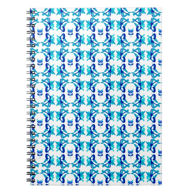 Mixed pattern original design and digital drawing. notebook (Front)