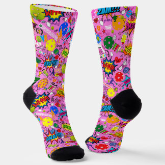 😍 mixed pickleball pink  socks