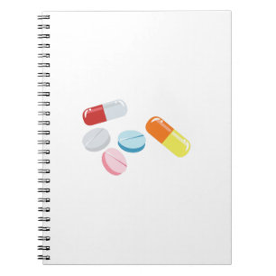 Mixed Pills Spiral Notebook