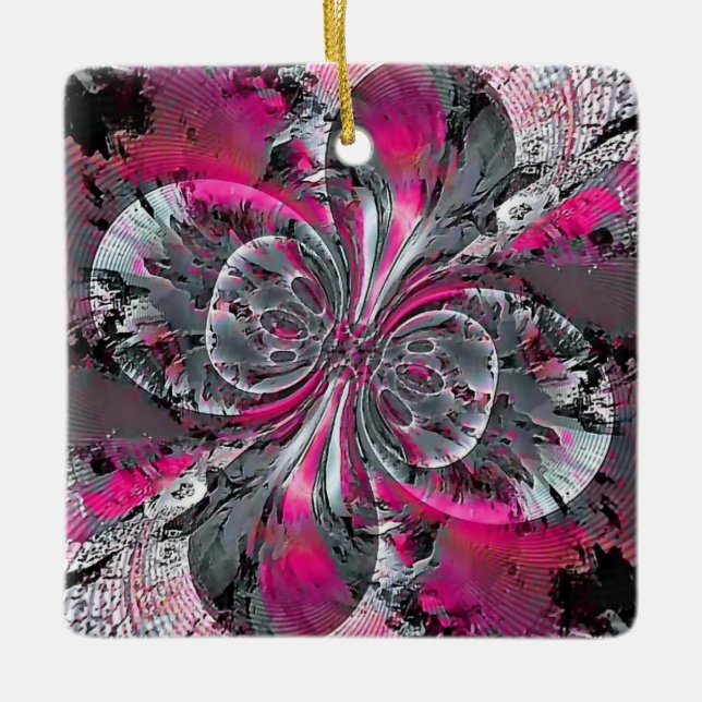 Mixed Signals  Ceramic Ornament (Front)