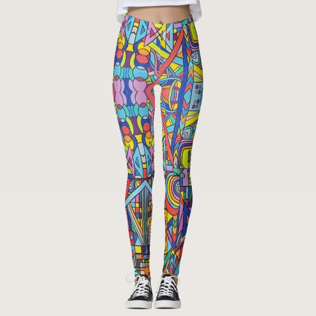 Mixed Signals  Leggings (Front)