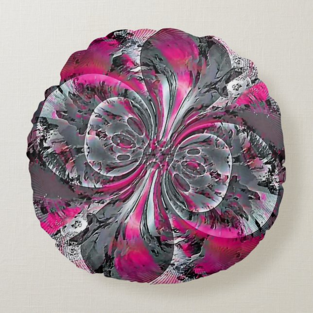 Mixed Signals  Round Cushion (Front)