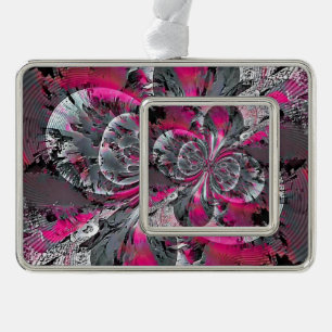 Mixed Signals Silver Plated Framed Ornament