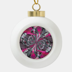 Mixed Signals  Snowflake Pewter Christmas Ornament