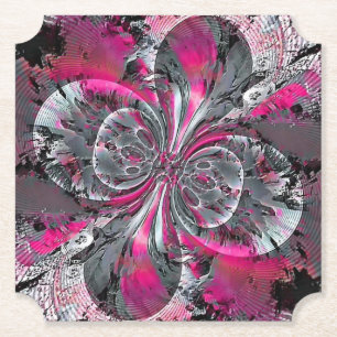 Mixed Signals Square Paper Coaster