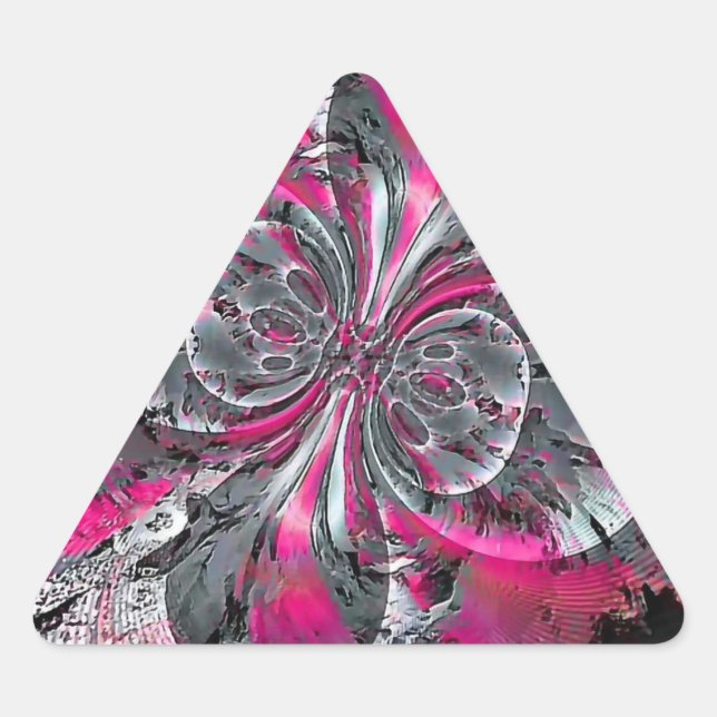 Mixed Signals  Triangle Sticker (Front)