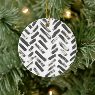 Mixed Signals VII Ceramic Tree Decoration
