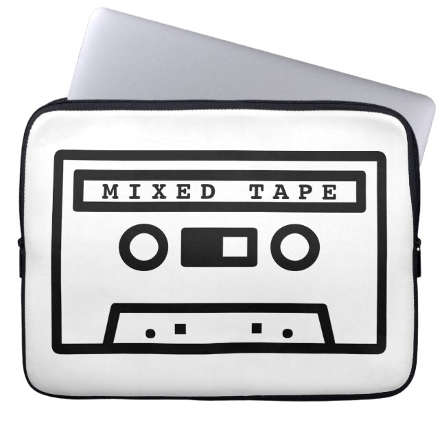 Mixed Tape laotop sleeve (Front)