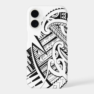 Mixed tribal tattoo design in Maori / Samoan style